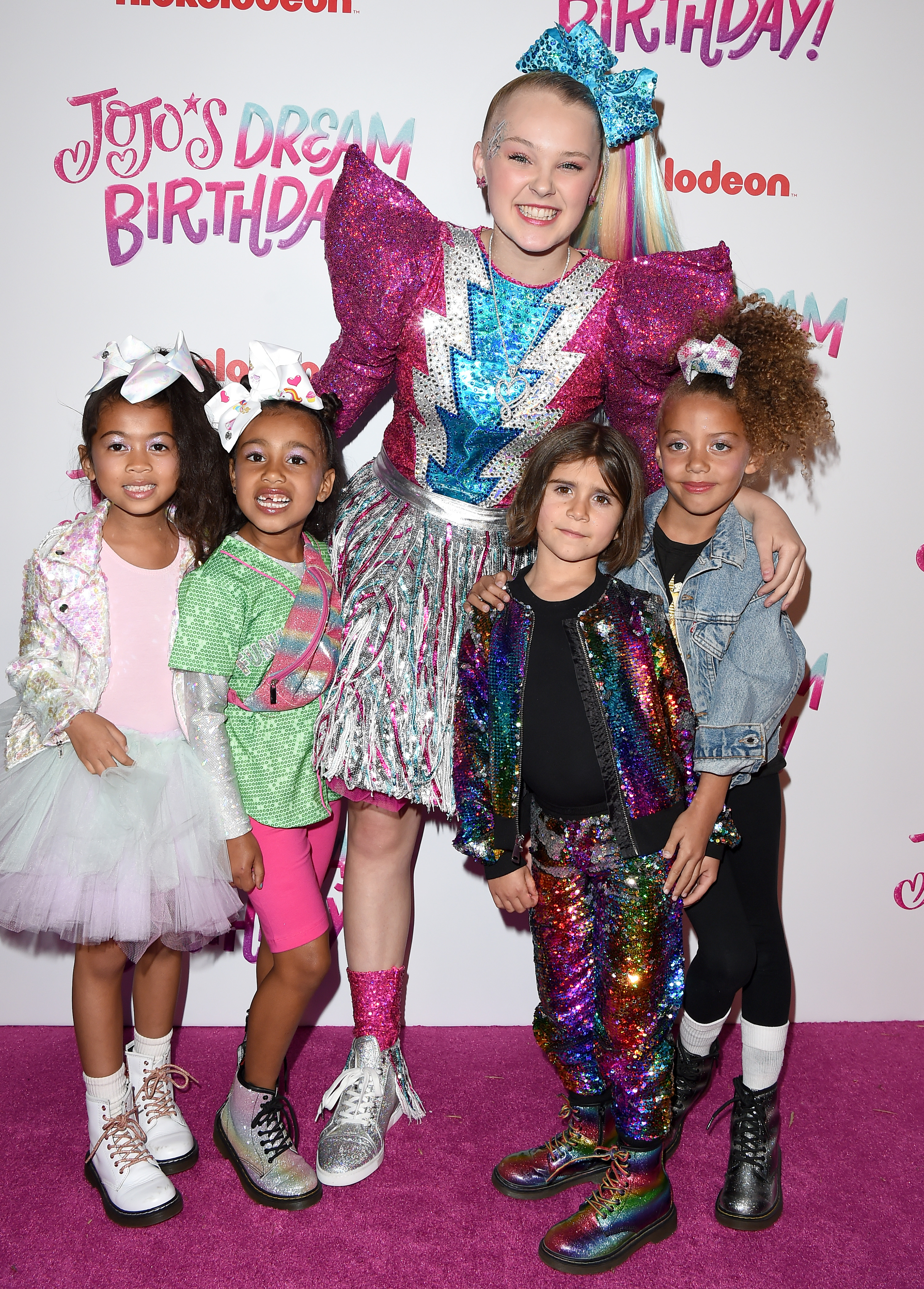 north west and penelope disick with jojo siwa