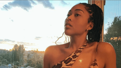 jordyn-woods-animal-print-swimsuit