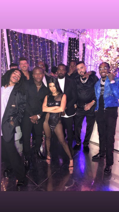 Kourtney Kardashian with a Lot of Men at Her Birthday Party