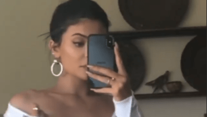 Kylie Jenner mirror selfie