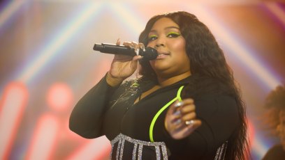 Lizzo performing