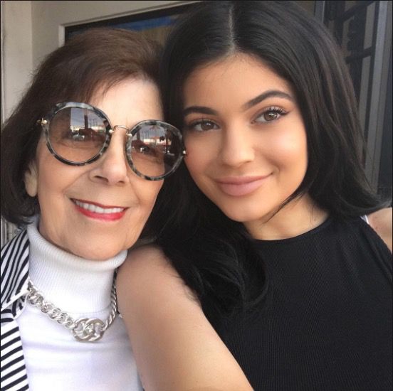 Kylie Jenner Grandma MJ selfie
