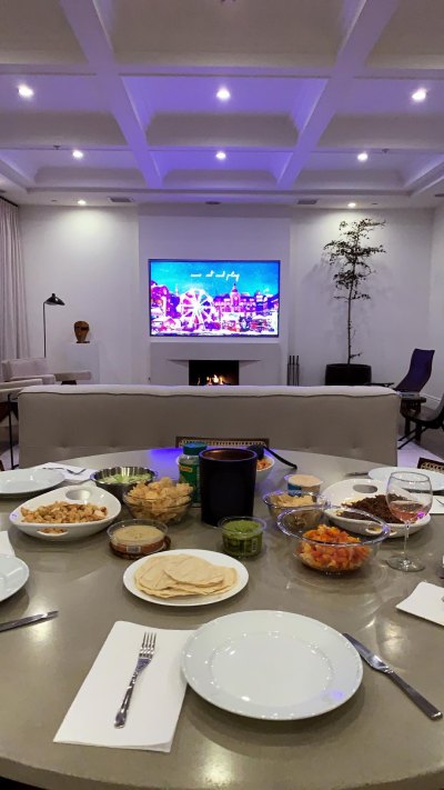 Sofia Richie dinner instagram story