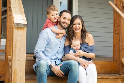 Desiree Hartsock with Chris Siegfried and Her Kids