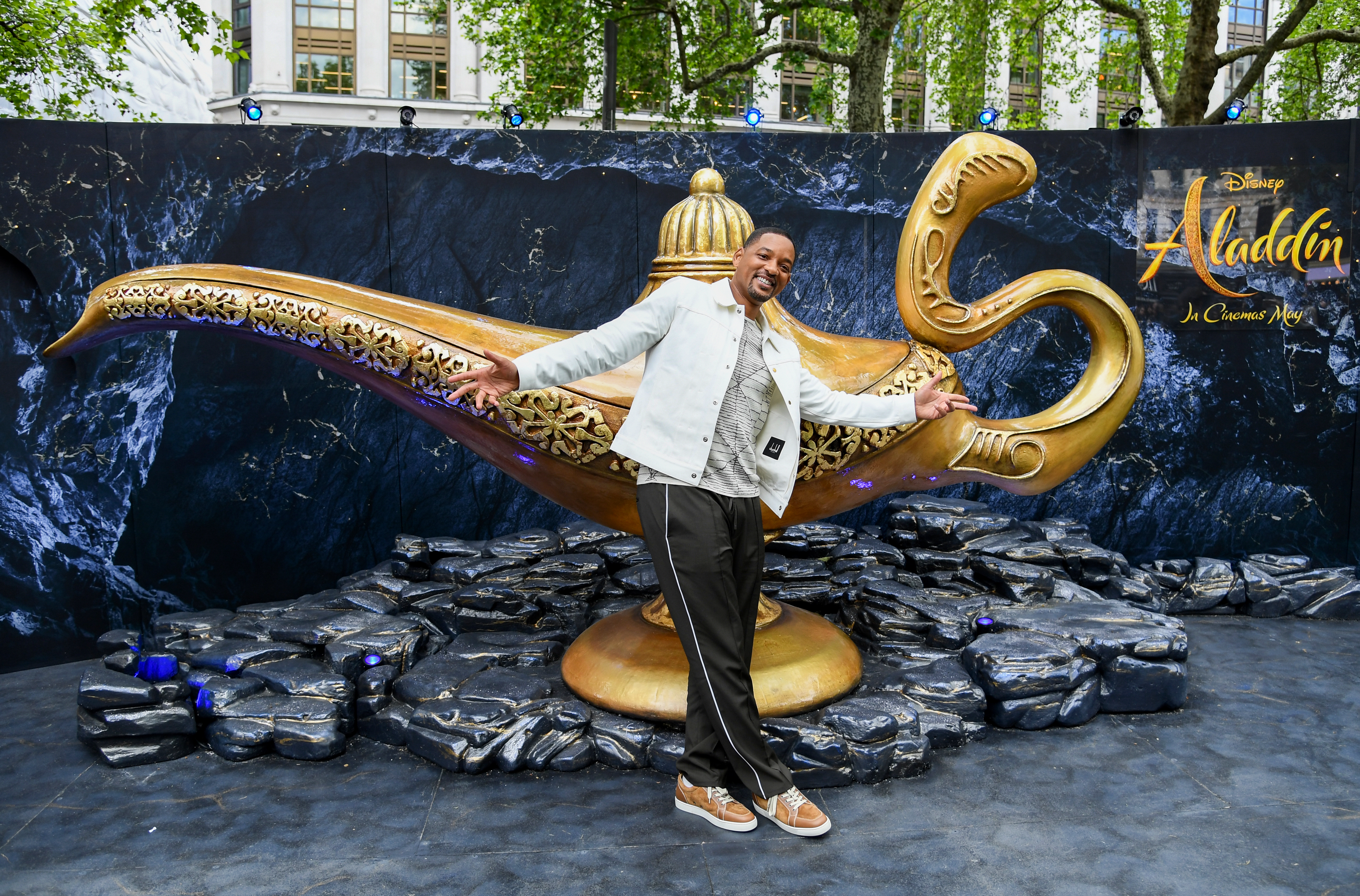 Will Smith With a Genie Lamp
