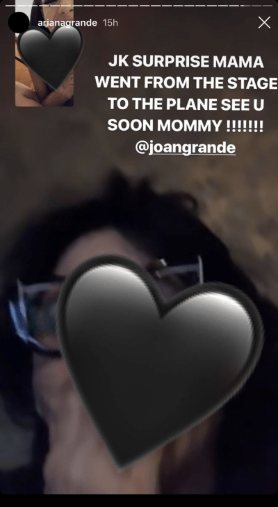 Ariana Grande on FaceTime