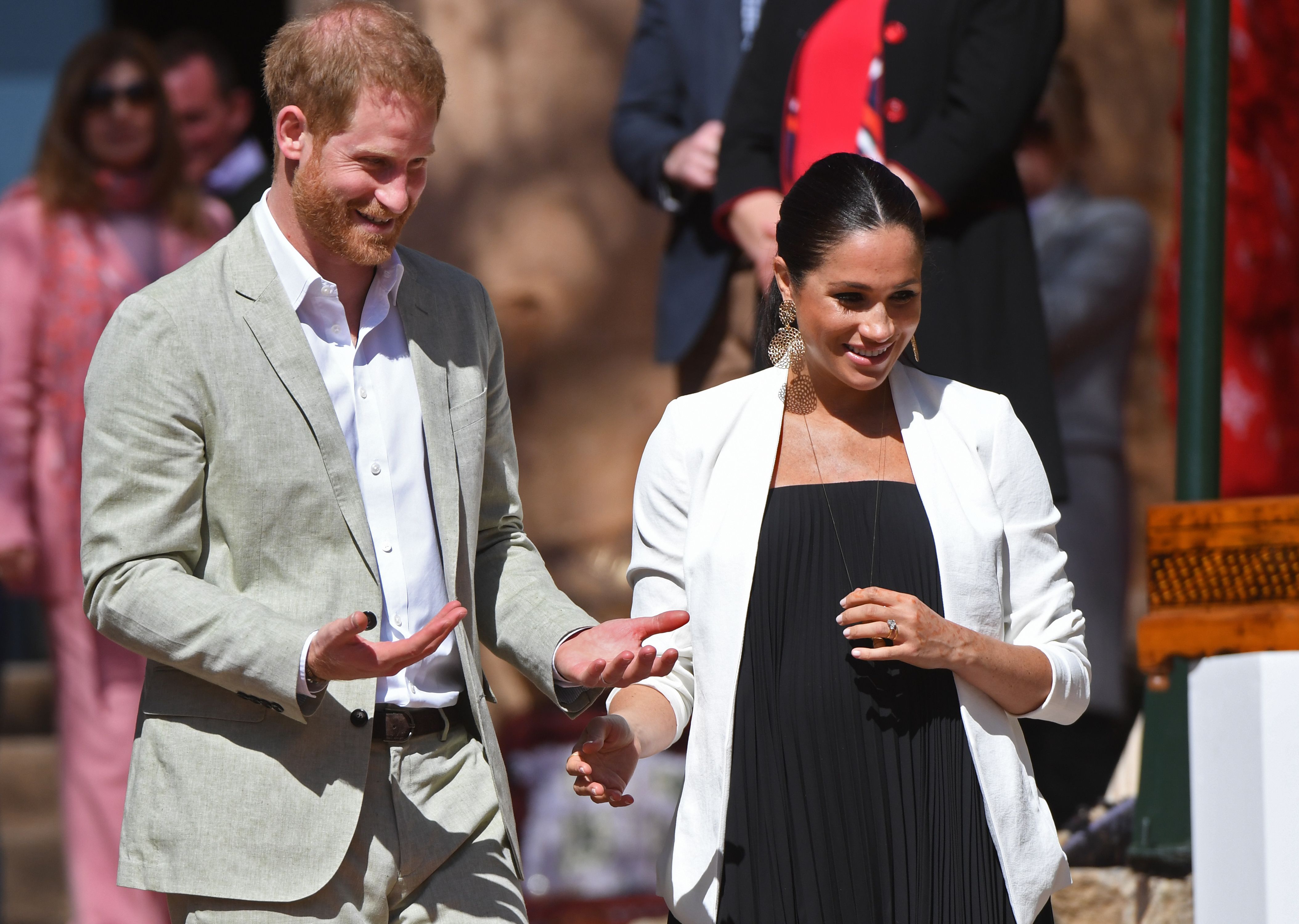Royal Baby Pics: Prince Harry Says '2 Days' After Meghan Gave Birth ...