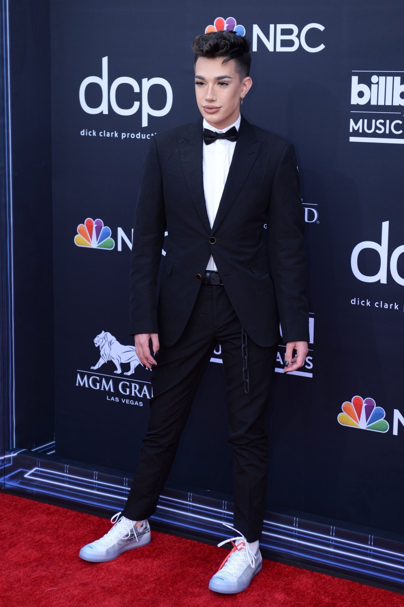 James Charles BBMAs suit and bowtie