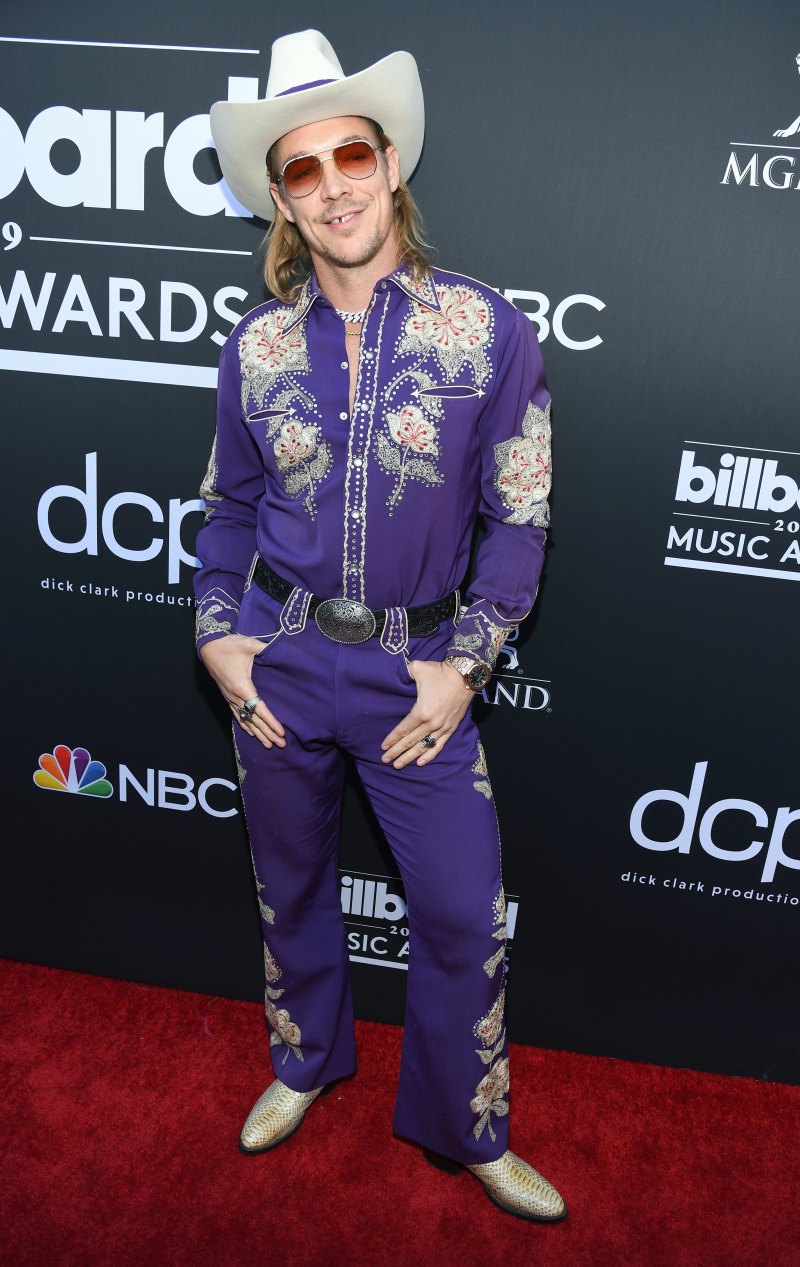 Diplo 2019 Billboard Music Awards purple cowboy outfit