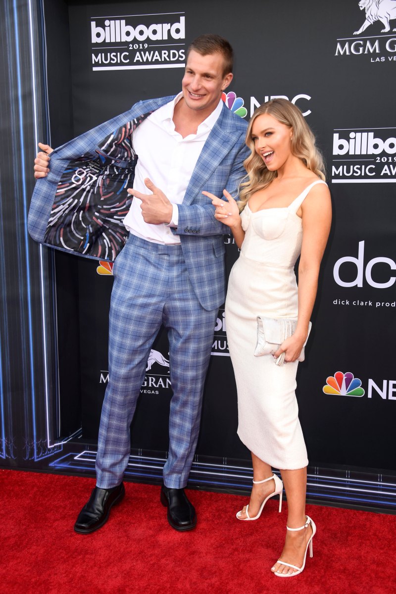 Rob Gronkowski and Camille Kostek 2019 Billboard Music Awards Arrivals
