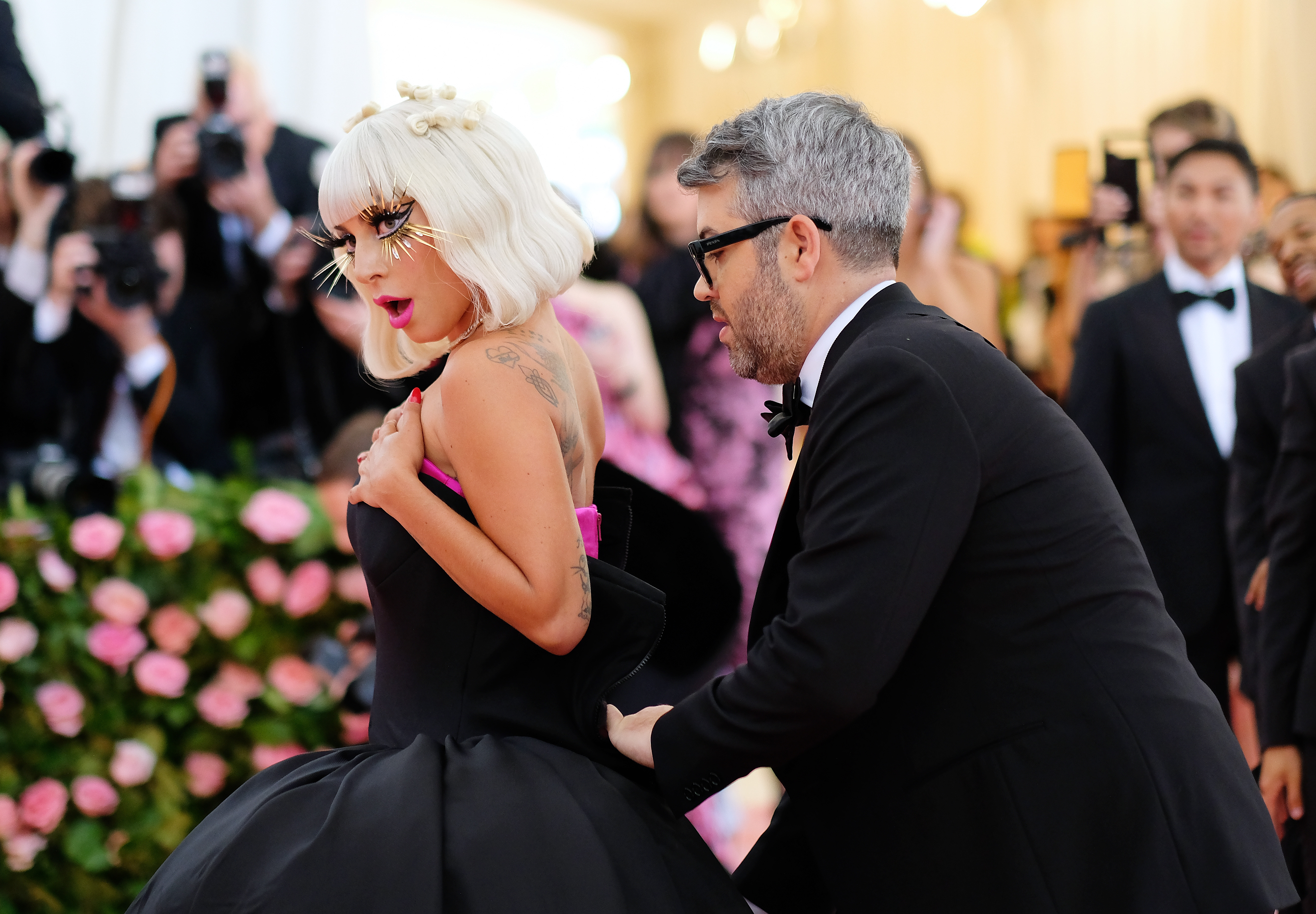 Lady Gaga and Brandon Maxwell 2019 met gala