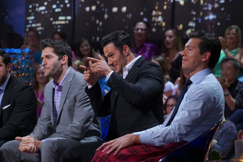 JAMES FUERTES, DANIEL MAGUIRE, JOHN HAMILTON ABC's "The Bachelorette" - Season 12