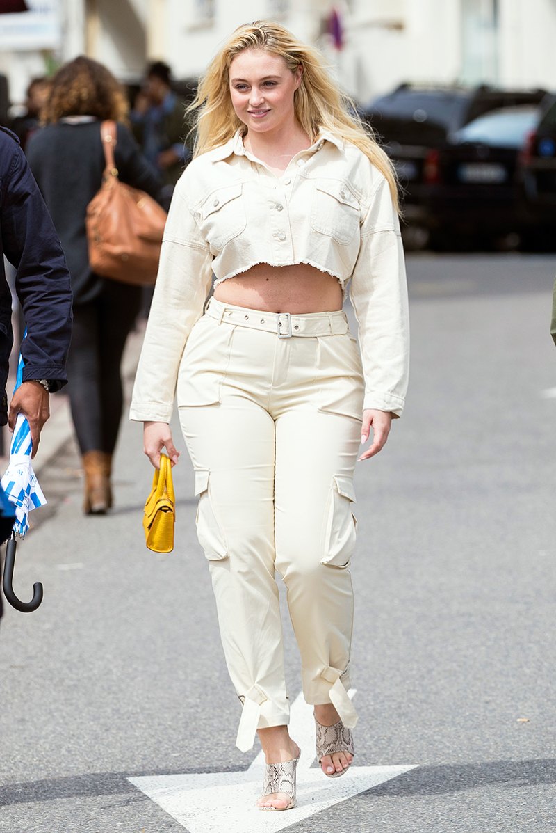 Iskra Lawrence Crop Top Cannes