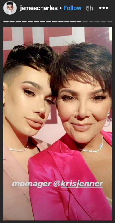 James Charles, Kris Jenner