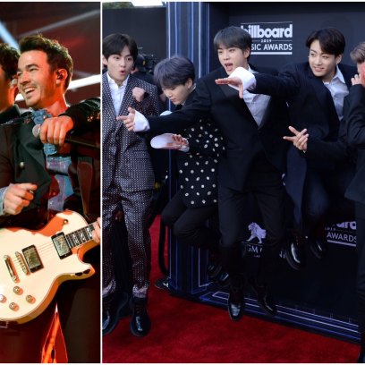 Jonas Brothers and BTS at the BBMAs