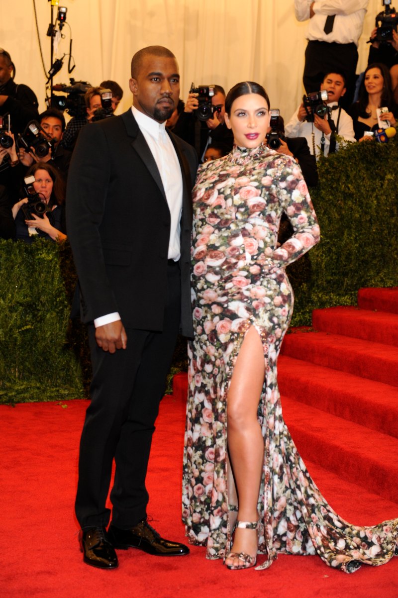 Kim Kardashian, Kanye West, 2013 Met Gala