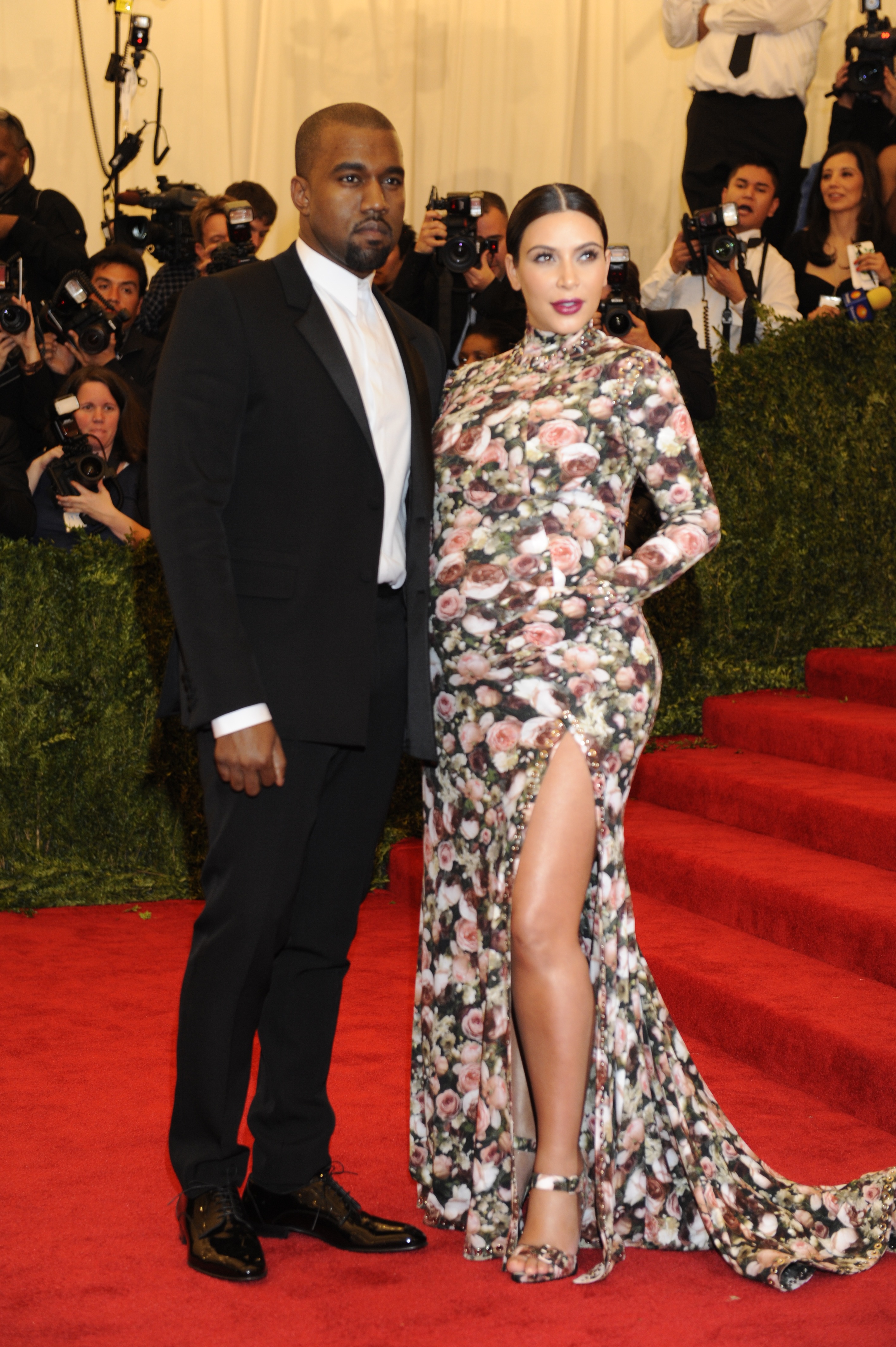 Kim Kardashian, Kanye West, 2013 Met Gala