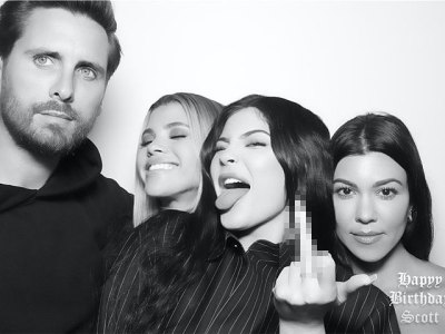 Kourtney Kardashian and Sofia Richie Celebrate Scott Disick's Birthday