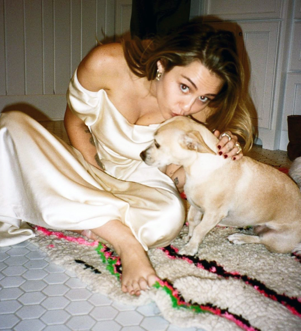 Miley Cyrus Best celeb dog moms