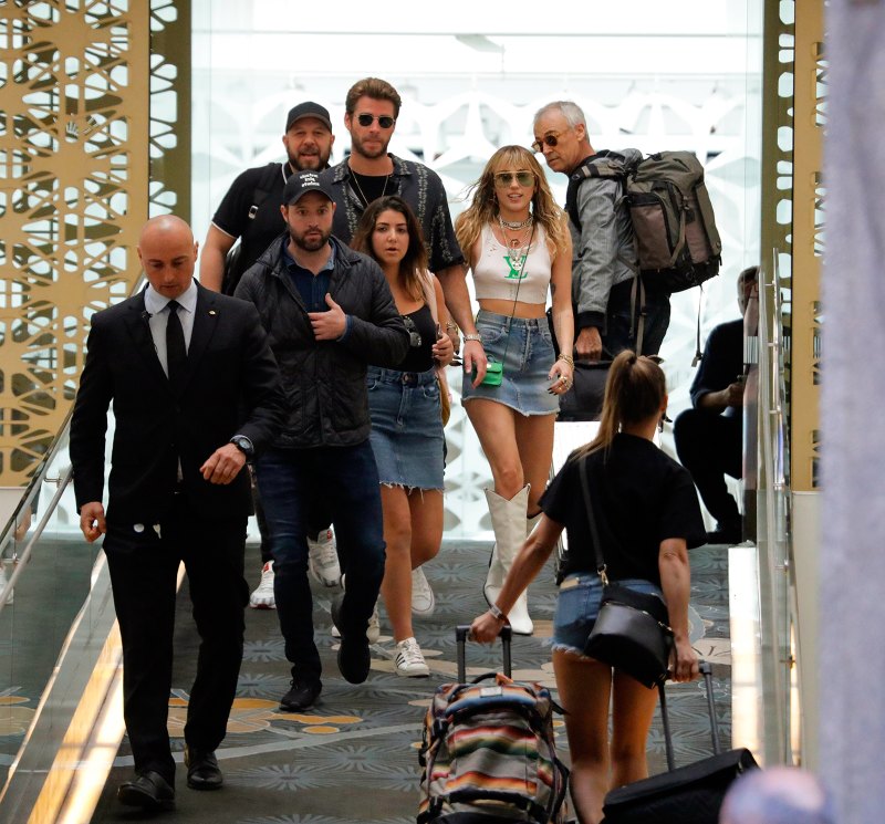 Miley Cyrus Liam Hemsworth Mandarin Hotel