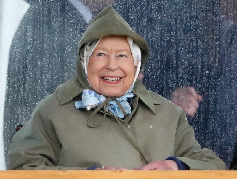 Queen Elizabeth at the royal windsor horse show