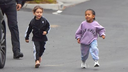 Saint West Reign Disick Church Pics