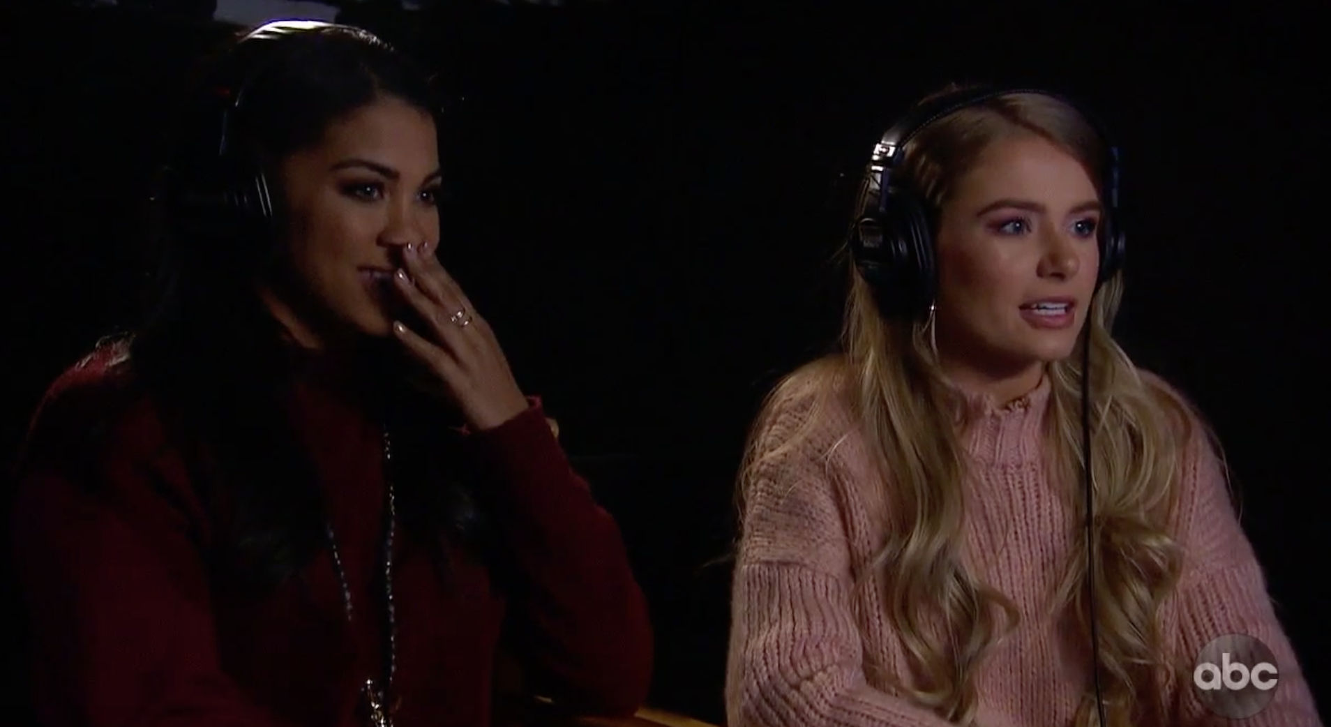 Demi and Katie on The Bachelorette