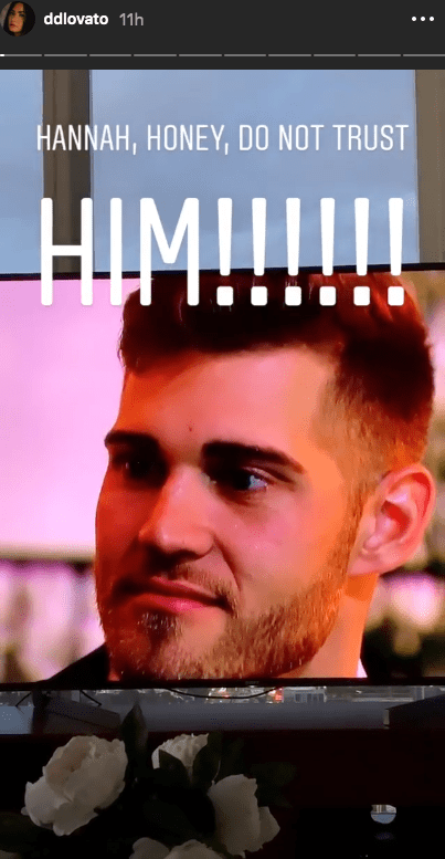 Luke P. Bachelorette demi lovato instagram