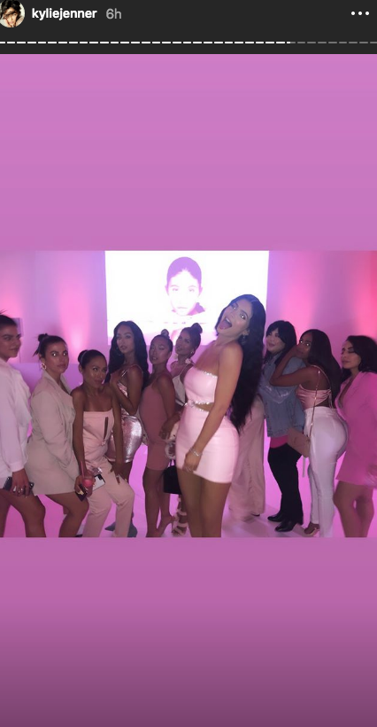 Kylie Jenner Kylieskin launch party friends
