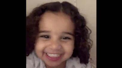 Dream Kardashian saying goodnight to dad rob kardashian