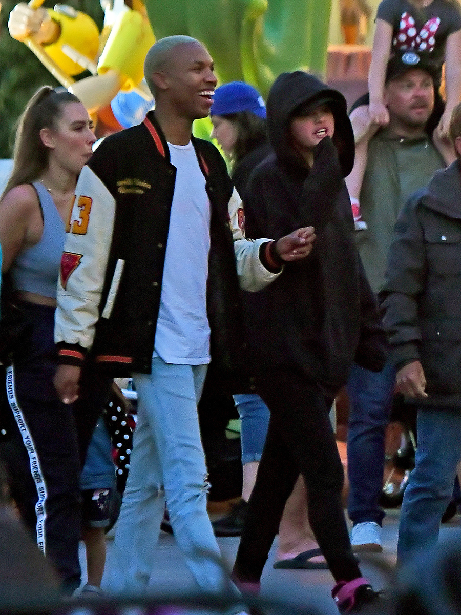 Selena Gomez happy Disneyland