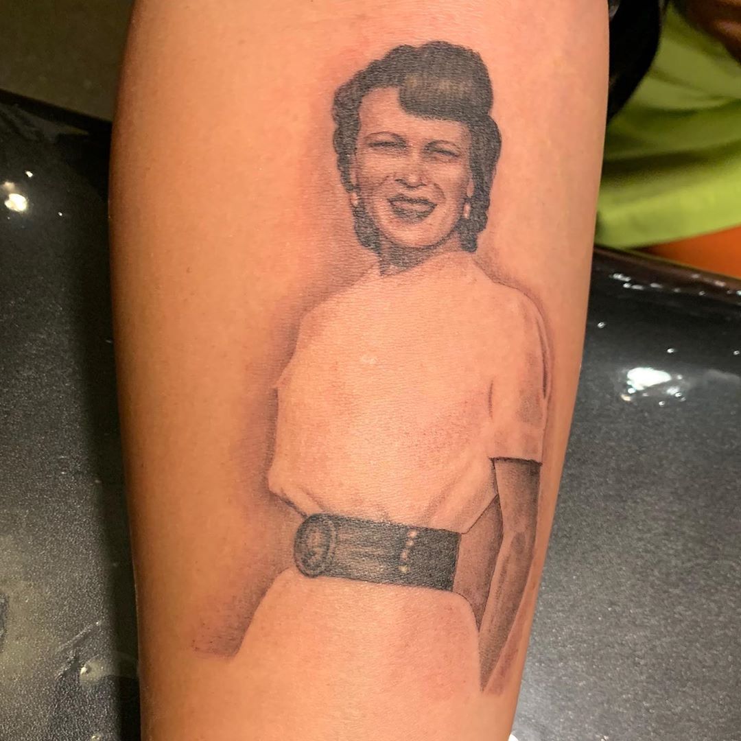 Demi Lovato tattoo grandma forearm ink dr woo