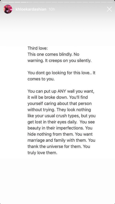 khloe kardashian three people we love instagram