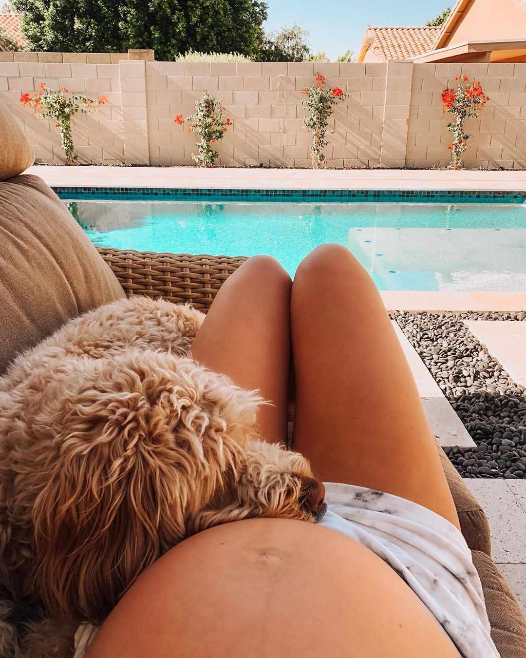 Lauren Burnham baby bump pregnancy belly