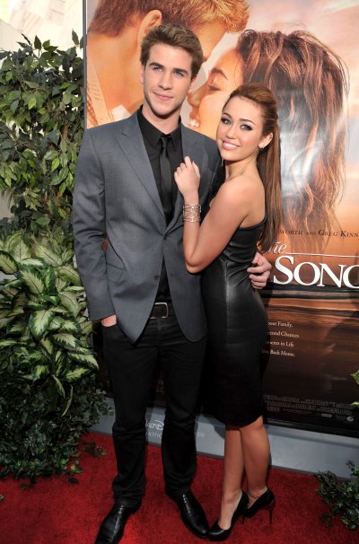 Liam and Miley at The Last Song" Los Angeles premiere