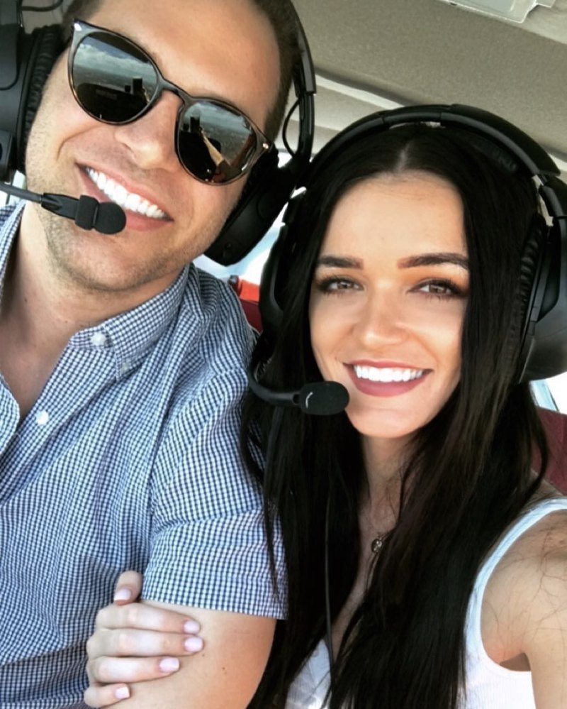 Bachelor Raven Gates and Adam Gottschalk helicopter paradise engagement
