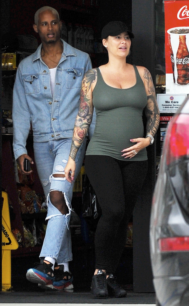 Amber Rose New Hair Pregnancy Craving