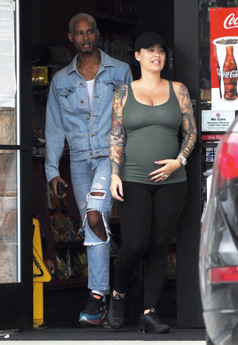 Amber Rose New Hair Pregnancy Craving