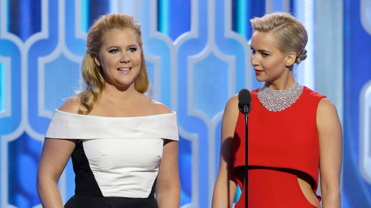 Amy Schumer and Jennifer Lawrence