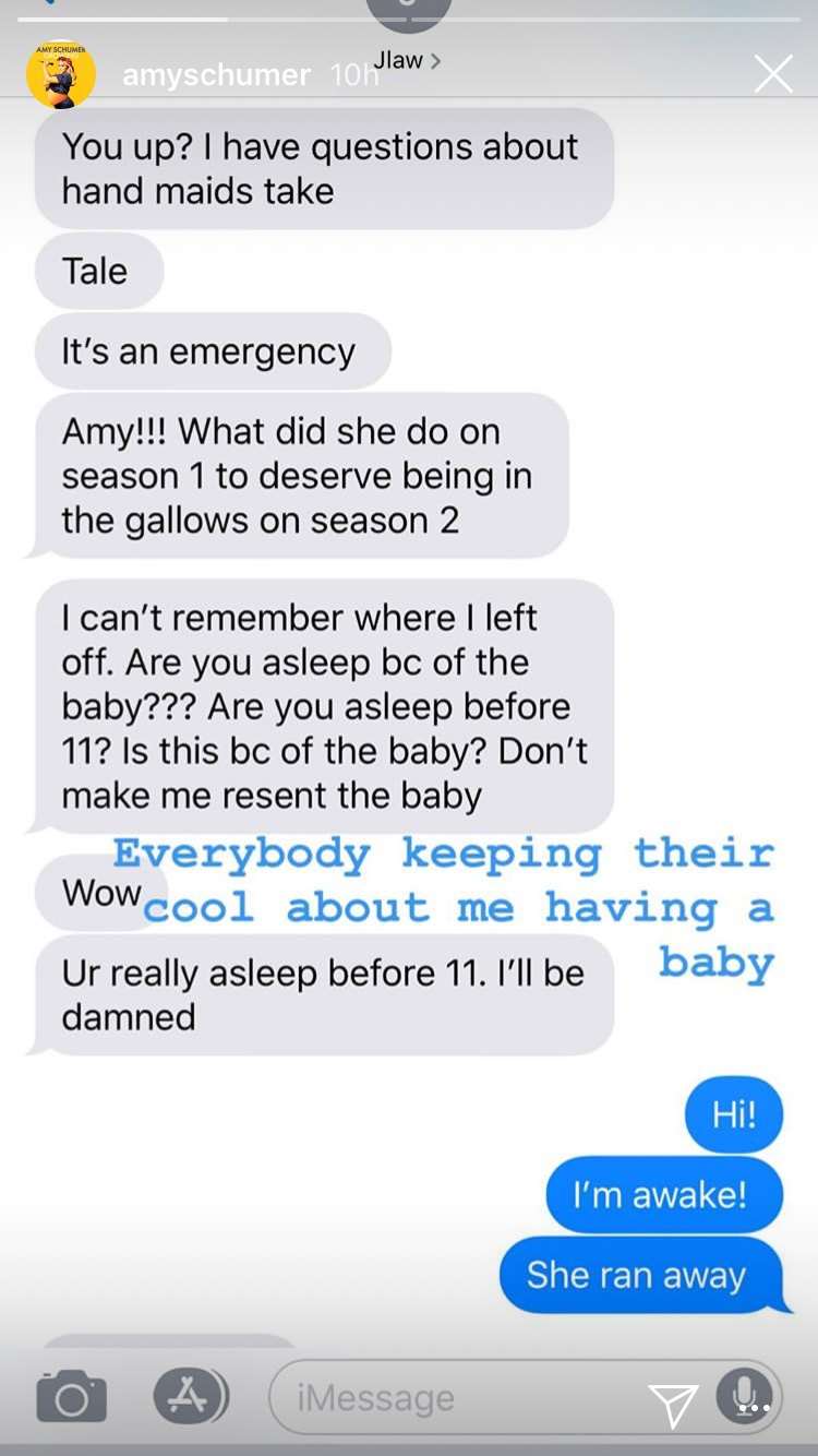 Amy Schumer's Convo With Jennifer Lawrence