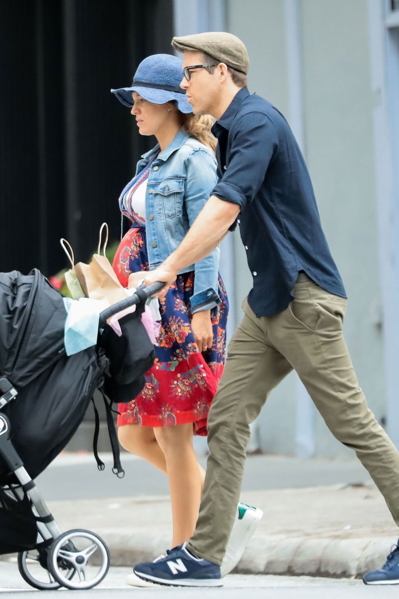 Blake Lively and Ryan Reynolds Take Their Daughter for a Stroll