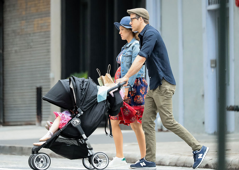 Blake Lively and Ryan Reynolds Take Their Daughter for a Stroll