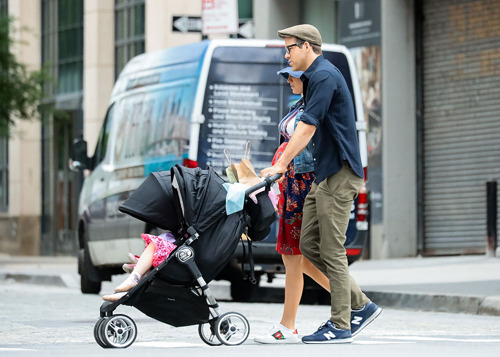 Blake Lively and Ryan Reynolds Take Their Daughter for a Stroll