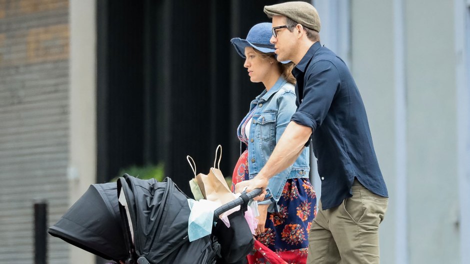 Blake Lively and Ryan Reynolds Take Their Daughter for a Stroll PP