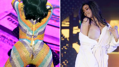 Cardi B Suffers a Major Wardrobe Malfunction and Has to Finish Performing in a Robe