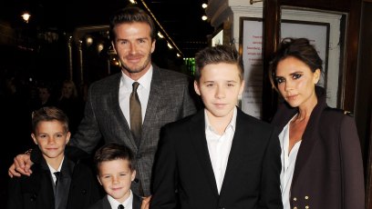 David and Victoria Beckham Vacation Pics