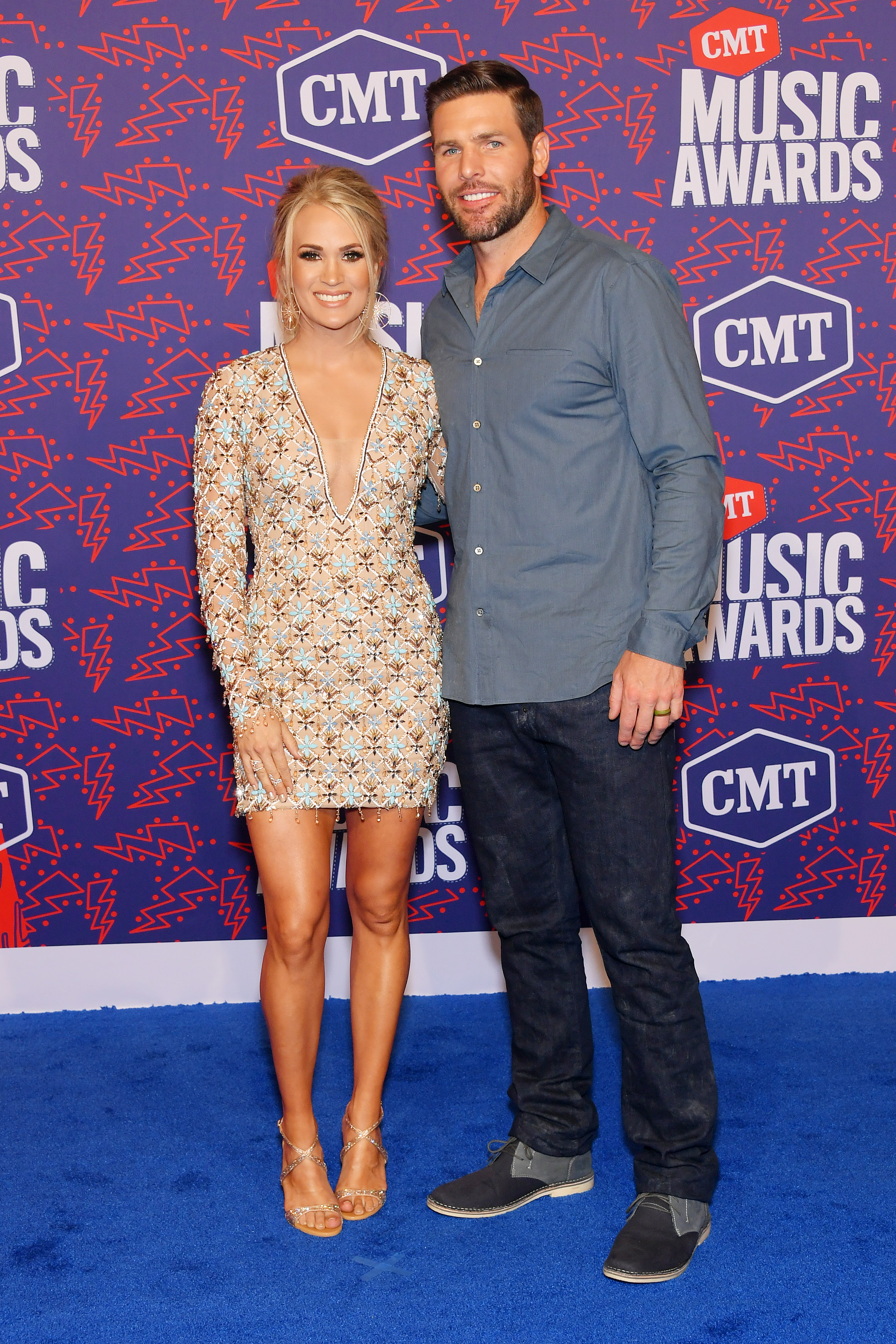 Carrie Underwood and Mike Fisher 2019 CMT Awards