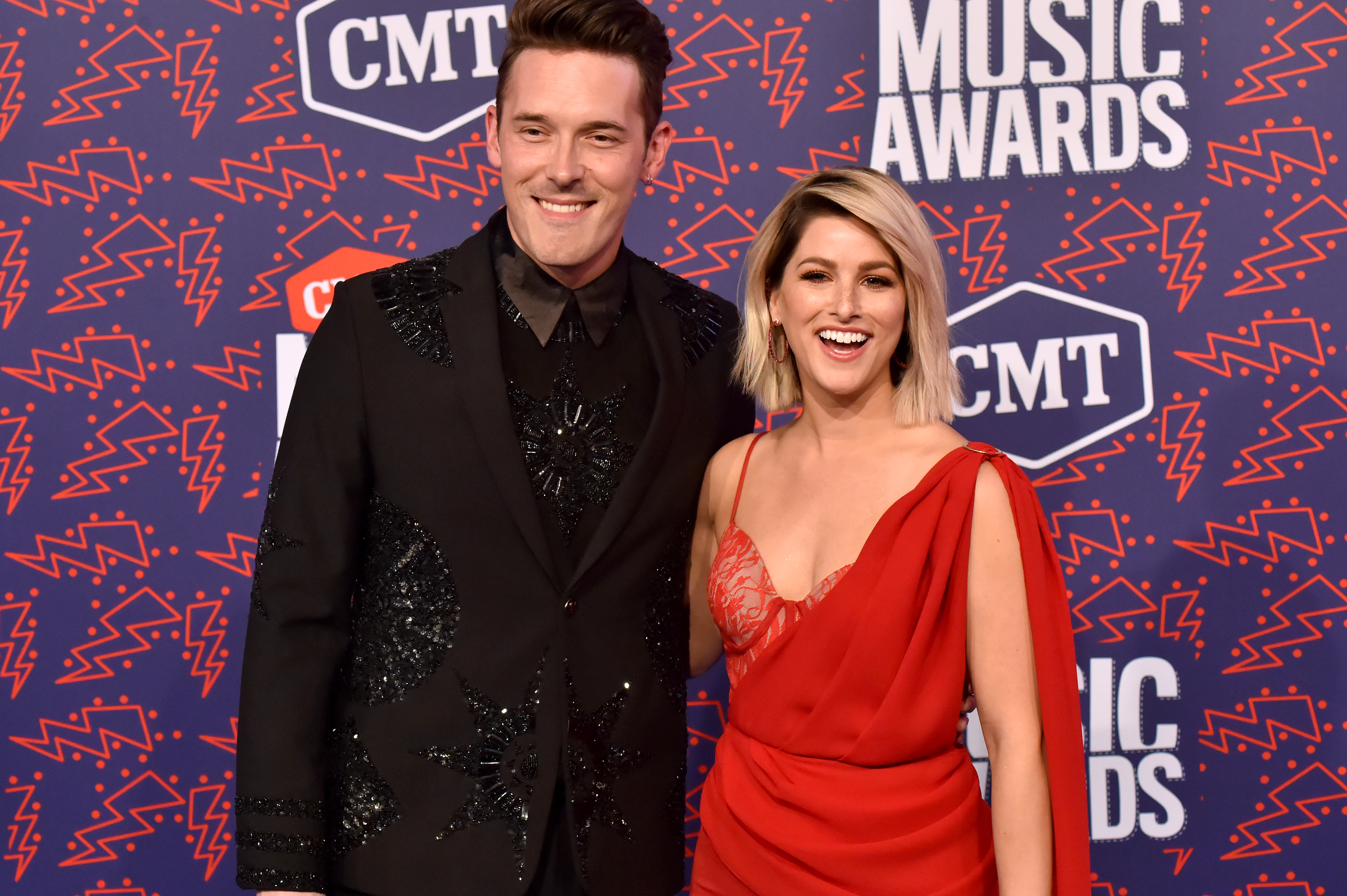 Sam Palladio and Cassadee Pope 2019 CMT Awards