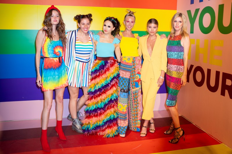 Megan Puleri, Amirah Kassem, Stacey Bendet, Tessa Hilton, Sofia Richie and Nicky Hilton