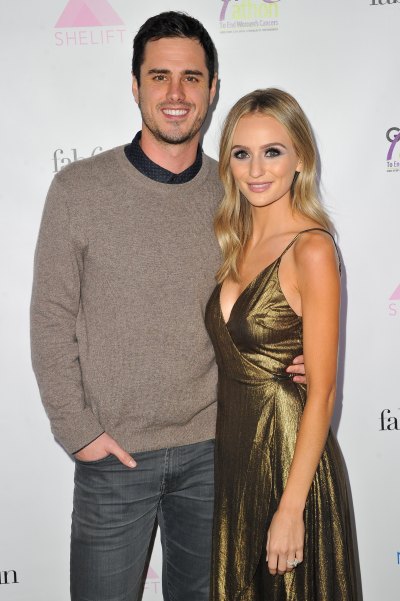 Lauren Bushnell Stands Arm in Arm With Ex Fiance Ben Higgins From the Bachelore